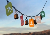 Five element flags.